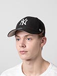 Бейсболка 47 BRAND арт. B-MVPSP17WBP-BKW New York Yankees MLB (черный)